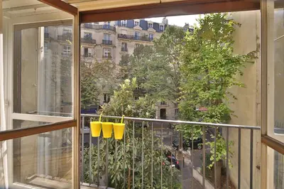 Balcon ou terrasse dans l'établissement Le Mozart - 16e arrondissement