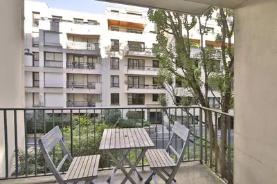 Balcon ou terrasse dans l'établissement Le Mozart - 16e arrondissement