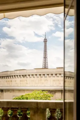 Balcon ou terrasse dans l'établissement W Trocadéro, Eiffel Tower, Luxury Apartment for 8p