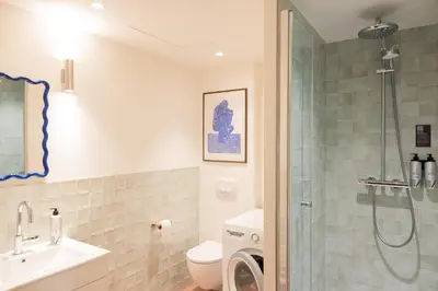 Salle de bains dans l'établissement Notre Dame Paris Suite