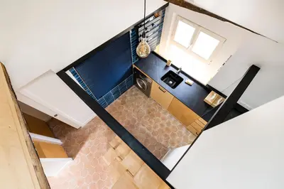 Cuisine ou kitchenette dans l'établissement Le Saint Claude - Studio dans le Marais