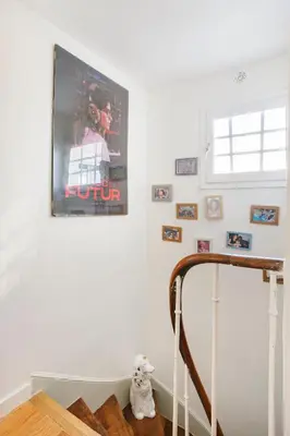 Télévision ou salle de divertissement dans l'établissement Chambre Chez Gaelle