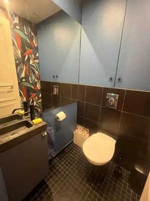 Salle de bains dans l'établissement Eiffel Tower 4P apartment - Passy - quiet -