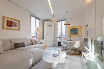 Coin salon dans l'établissement Saint André Charm