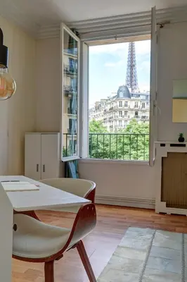 Vue générale sur la montagne ou vue sur la montagne depuis l'appartement