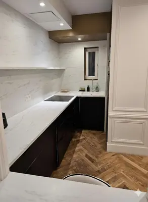 Cuisine ou kitchenette dans l'établissement Standing Apartment - Champs Élysée