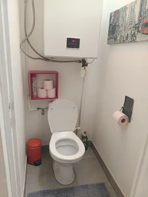 Salle de bains dans l'établissement Appartement cosy proche Paris
