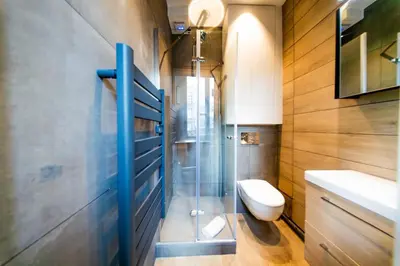 Salle de bains dans l'établissement Cute Green Studio - Sebastopol