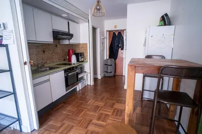 Cuisine ou kitchenette dans l'établissement Modern accommodation near Parisian attractions