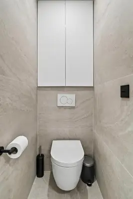 Salle de bains dans l'établissement Villa élégante, Champs-Élysées, Opéra-Monceau, AC