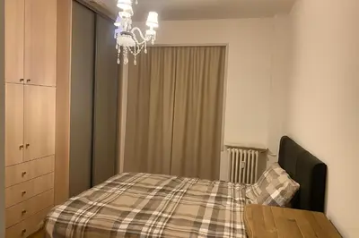Un ou plusieurs lits dans un hébergement de l'établissement Chambre privée design, 8 min du Parc des Prince et de Roland Garros et à 4 min du métro 9