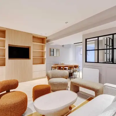 Modern souplex a c 2BR 6P– Near the Louvre Museum