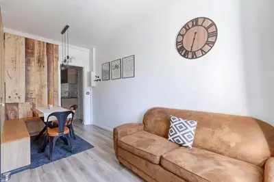 Coin salon dans l'établissement Appartement proche de Porte d'orléans