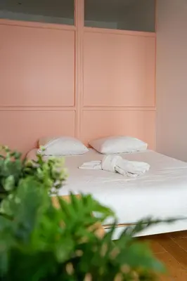 Un ou plusieurs lits dans un hébergement de l'établissement Charmant appartement 2 pièces, accès rapide Paris