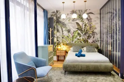 Un ou plusieurs lits dans un hébergement de l'établissement Souplex Moderne - 5P - Centre de Paris