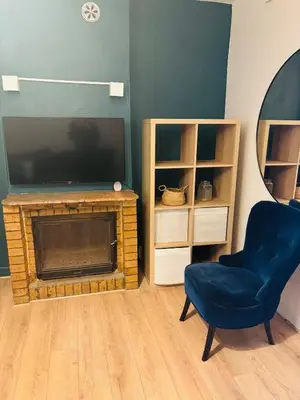 Télévision ou salle de divertissement dans l'établissement Appartement cosy fond de cour