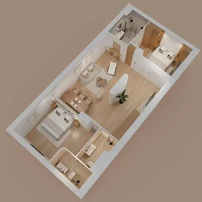 Plan de l'établissement Modern apartment - 2BR 6P - Bonne-Nouvelle