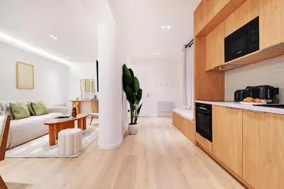 Cuisine ou kitchenette dans l'établissement Modern apartment - 2BR 6P - Bonne-Nouvelle