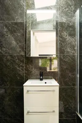 Salle de bains dans l'établissement Loods 7