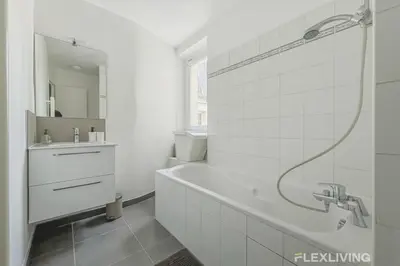 Salle de bains dans l'établissement Chambre cosy et charmante à Alésia Paris 14e