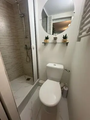 Salle de bains dans l'établissement Studio hyper centre Paris 10