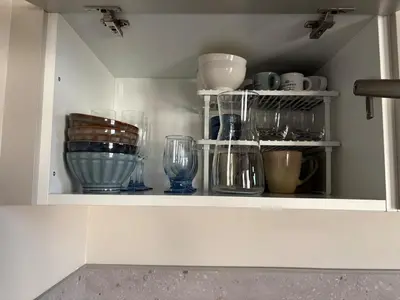 Cuisine ou kitchenette dans l'établissement Eiffel Horizon Proche Paris Métro 14