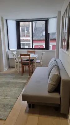 Coin salon dans l'établissement Comfort & charm - apartment for up to 6 guests
