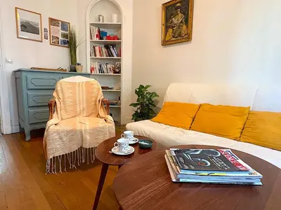 Coin salon dans l'établissement L'appartement Pyrénées