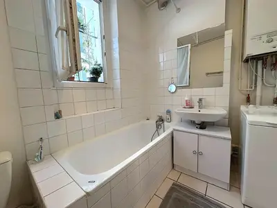 Salle de bains dans l'établissement L'appartement Pyrénées