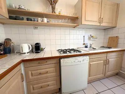 Cuisine ou kitchenette dans l'établissement L'appartement Pyrénées