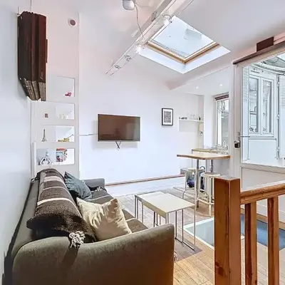 Tiny house near Eiffel Tower
