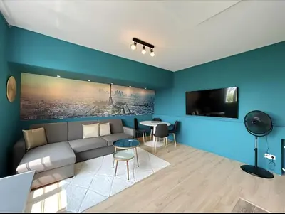 Télévision ou salle de divertissement dans l'établissement Exceptional apartment near Parc des Princes