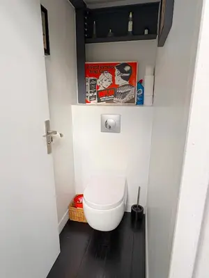 Salle de bains dans l'établissement Villa Georges