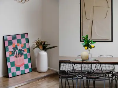 Coin salon dans l'établissement Ambiance Contemporaine et Detente - Paris 10