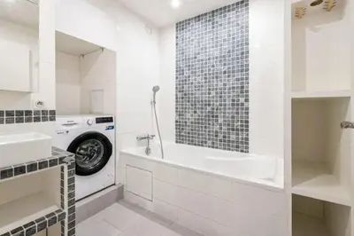 Salle de bains dans l'établissement Appartement Fleury - Welkeys