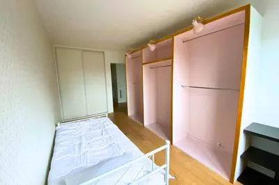 Un ou plusieurs lits dans un hébergement de l'établissement Appartement Fleury - Welkeys