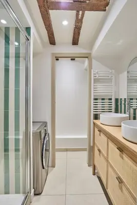 Salle de bains dans l'établissement Residence du passage