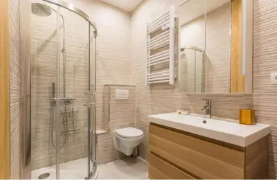 Salle de bains dans l'établissement Superbe appartement proche de Nation