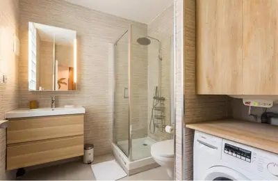 Salle de bains dans l'établissement Superbe appartement proche de Nation