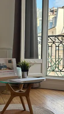 Balcon ou terrasse dans l'établissement Charmant 2 pièces Jardin des plantes Paris 5