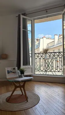 Balcon ou terrasse dans l'établissement Charmant 2 pièces Jardin des plantes Paris 5