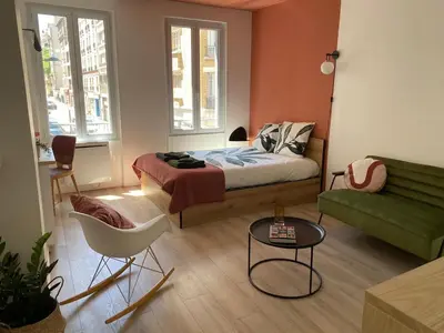 Coin salon dans l'établissement Le studio parisien
