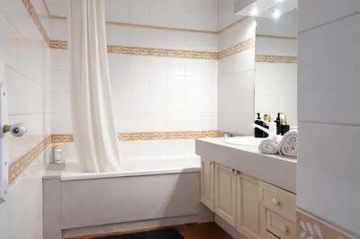 Salle de bains dans l'établissement Grand Studio 50 m2 Balcon Porte de Versailles
