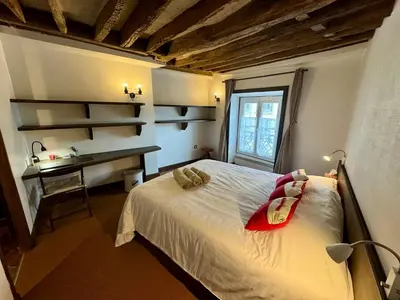 Un ou plusieurs lits dans un hébergement de l'établissement Appartement cosy T2 - Gare de Lyon