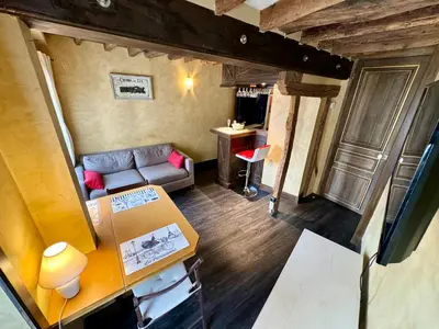 Cuisine ou kitchenette dans l'établissement Appartement cosy T2 - Gare de Lyon