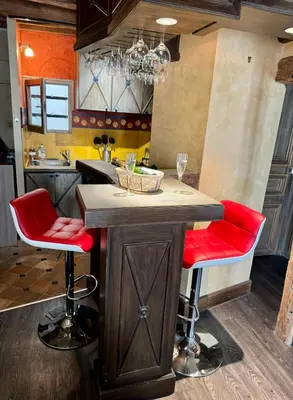 Cuisine ou kitchenette dans l'établissement Appartement cosy T2 - Gare de Lyon