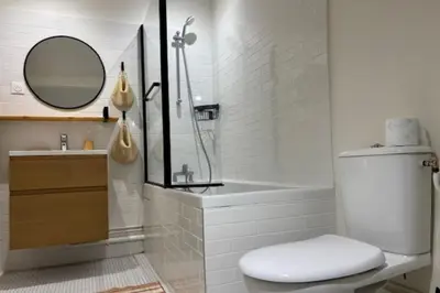 Salle de bains dans l'établissement Charming accommodation at the gates of Paris