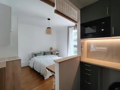 Cuisine ou kitchenette dans l'établissement TOUR EIFFEL Paris