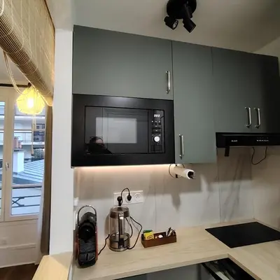 Cuisine ou kitchenette dans l'établissement TOUR EIFFEL Paris