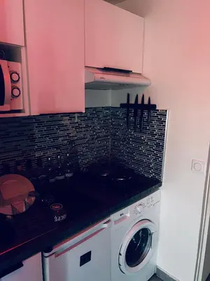 Cuisine ou kitchenette dans l'établissement Netflix end chill